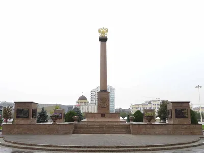 Стела «Грозный – город воинской славы» (Грозный - Республика Чечня)