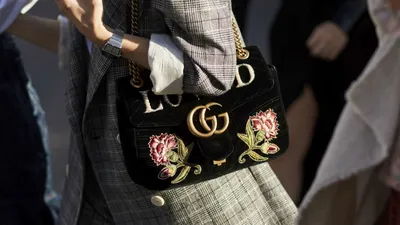 Сумка Gucci в логотип с тигром и красно зеленым ремнем (id 99225908),  купить в Казахстане, цена на Satu.kz