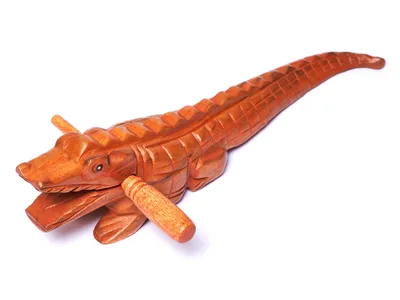 Купить Гуиро крокодил деревянный длина 30см, цена 1050 грн — Prom.ua  (ID#1416847433)