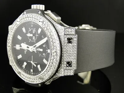 Mens Brand New Custom Hublot Big Bang 44 Mm Genuine Diamond Watch 10.5 Ct |  eBay