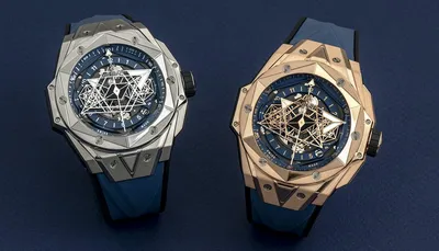 Hublot Big Bang Sang Bleu II, описание и реальные фото