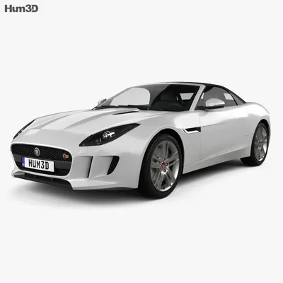 Jaguar F-Type S Кабриолет 2016 3D модель - Скачать Автомобили на  3DModels.org