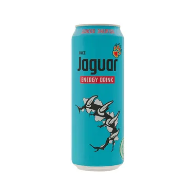 Вода \"Jaguar\" Wild, Energy Drink, in can, 0.45 л — купить воду \"Ягуар\"  Уайлд, энергетический напиток, в жестяной банке, 450 мл – цена 402 тг,  отзывы в Winestyle Казахстан