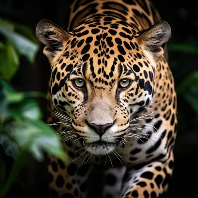 Южноамериканский ягуар panthera onca tropical feline | Премиум Фото