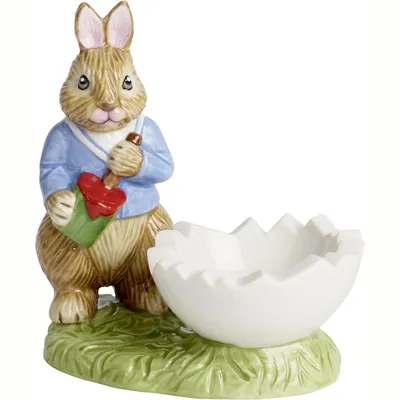 Подставка для яйца Rabbit With The Basket Egg Holder, Claystreet | Home  Concept