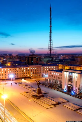 Якутск с высоты: крупнейший город на вечной мерзлоте