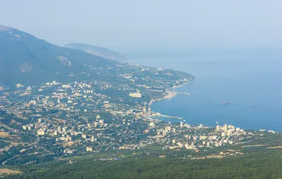 Обои горы, Крым, Ялта, Черное море картинки на рабочий стол, раздел пейзажи  - скачать