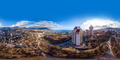 Ялта панорама 360° | Аэросъемка в Крыму 4K DJI Inspire Pro (X5) Mavic +  Phantom