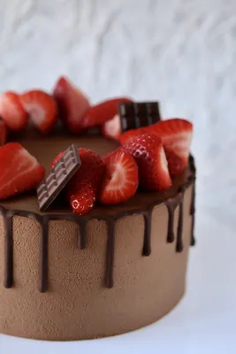 Украшение торта клубникой — 30 вариантов, как оформить торт клубникой