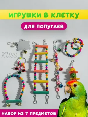 KUss Игрушки для попугаев и птиц в клетку