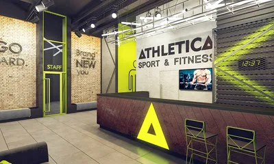 Портфолио дизайна интерьера фитнес-клуба атлетика современный лофт стиль в  Екатеринбурге | NAUTILUS