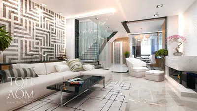 Дизайн интерьера гостиных \u003e 600 фото ❤️ Готовый дизайн гостиной в квартирах  и загородных домах