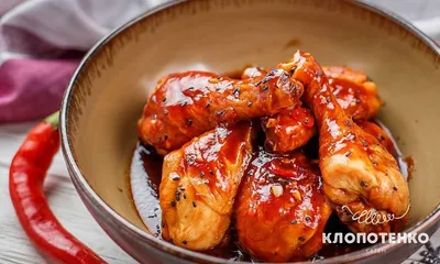 Курица с медом в духовке - рецепты от «Мясницкого ряда»