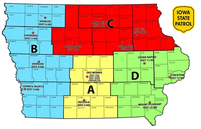 District Offices | Iowa Department of Public Safety