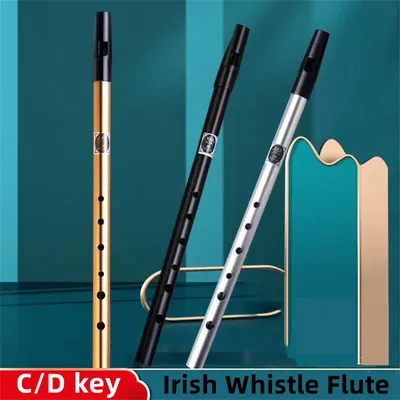 Новый ирландский свисток с ключом C/D, Ирландская флейта, жестяной Пенни,  свисток, 6 детской, музыкальный инструмент, искусственный инструмент -  купить по выгодной цене | AliExpress
