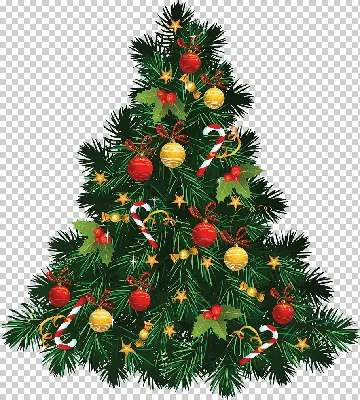 Новогодняя елка, новогодняя елка, праздники, декор, новогоднее украшение  png | Klipartz