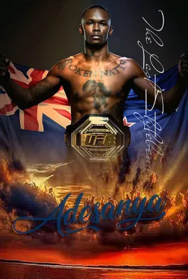 Исраэль Адесанья, Последний покоритель стиля, ММА, новозеландский боец, UFC, фон из голубого камня, HD обои | Пикпикселей