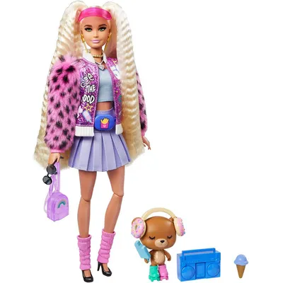 Отзывы о кукла Mattel Barbie Экстра Блондинка с хвостиками GYJ77 - отзывы  покупателей на Мегамаркет | куклы Barbie GYJ77 - 100029252025