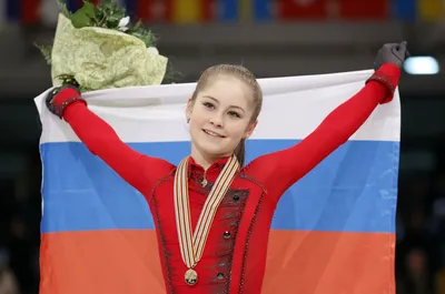 Российская фигуристка юлия липницкая завоевала золотую медаль на олимпиаде  - обои на телефон