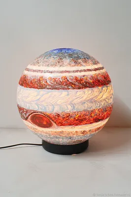 Светильник - Юпитер 25 см (светильник планета, ночник) – купить онлайн на  Ярмарке Мастеров – DZPWVRU | Ночники, Санкт-Петербург