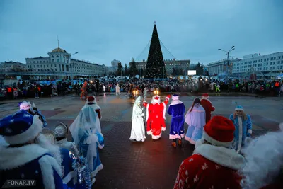 Парад Дедов Морозов в Белгороде-2020 [фоторепортаж] — FONAR.TV