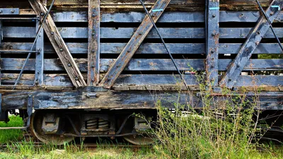 Обои Вагон товарного поезда, картинки - Обои для рабочего стола Вагон  товарного поезда фото из альбома: (креативные)