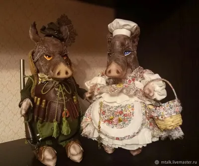 Интерьерная кукла Кабан охотник и Кабаниха повариха – купить онлайн на  Ярмарке Мастеров – R6KSRU | Интерьерная кукла, Балаково