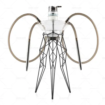 Meduse Experience Au - Shisha design QUEEN - a part of Royal collection,  QUEEN is a real masterpiece in which tradition goes hand in hand with pop  culture. This luxurious model dominate