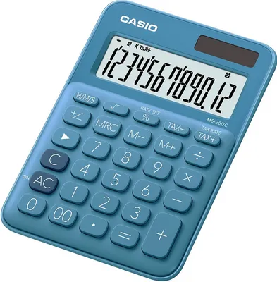 Калькулятор Casio MS-20UC-BU купить недорого в Минске, цены – Shop.by