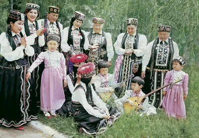 Традиционная одежда разных народов. Киргизский, Калмыцкий, Грузинский. |  Izrail Man | Дзен