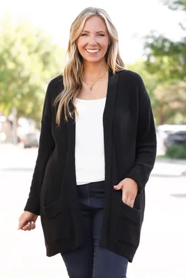 Hey Queen Cardigan, Black – Chic Soul