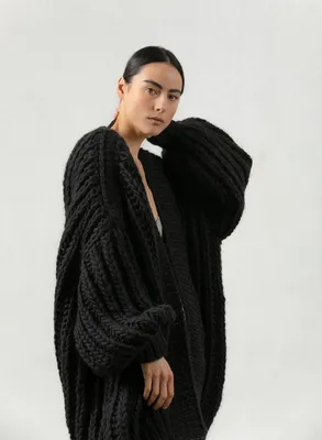 Hey Queen Cardigan, Black – Chic Soul