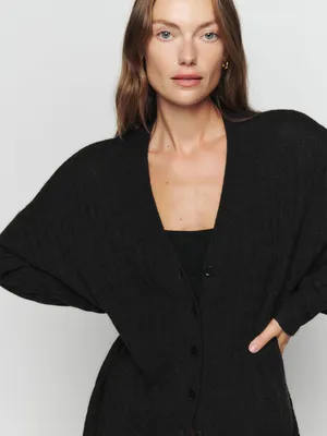 Giusta Oversized Cashmere Cardigan - Sustainable Sweaters | Reformation