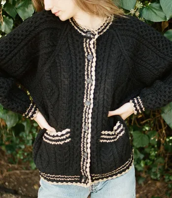 Tamara Cardigan - Black | DÔEN