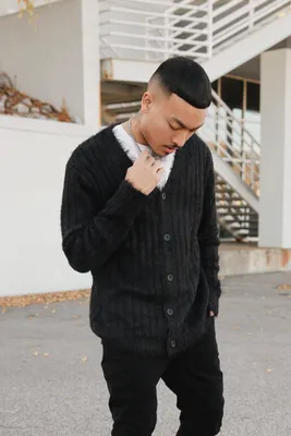 Back At It Cardigan - Black | Fashion Nova, Mens Sweaters | Fashion Nova