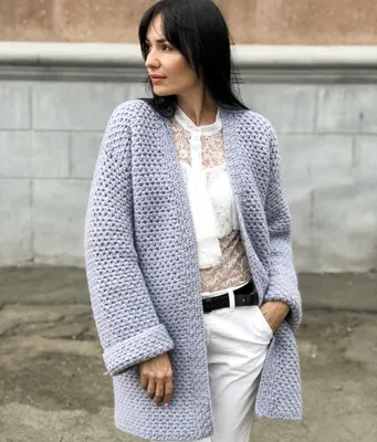 Cardigan Number 2 pattern by Nadegda Osipova | Выкройка кардигана, Женские  свитера, Вязаный крючком кокон