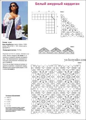 Короткий кардиган крючком | Схема вязания свитера, Вязание крючком узоры  для свитера, Вязаный крючком свитер