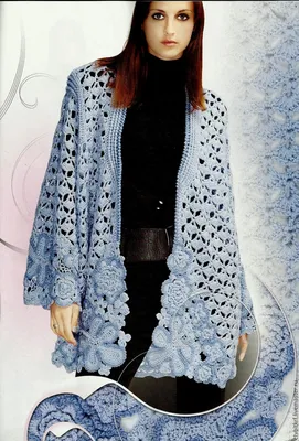 Crochet cardigan | Tunisian knitting | Master Class - YouTube