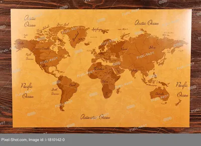 Карта мира крупным планом :: Стоковая фотография :: Pixel-Shot Studio