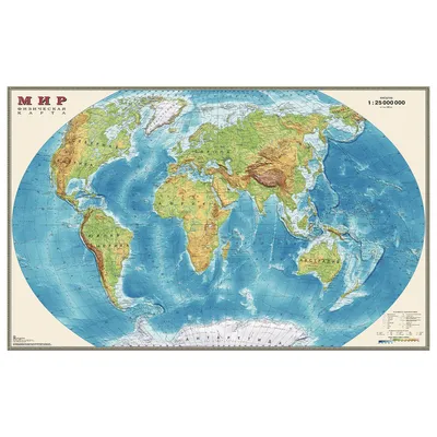 Карты мира настенные купить в интернет-магазине OZON