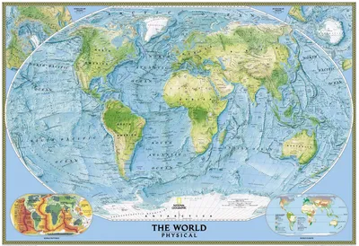 Топографическая карта мира крупным планом. Крупная карта мира со странами  на весь экран