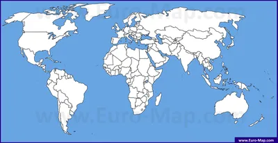 Карта мира | Подробная политическая карта мира на русском языке со странами  | Политические, физические, контурные, географические карты мира крупно