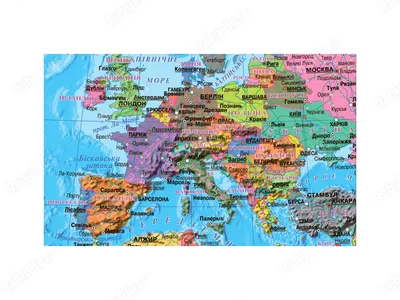 Купить Политическая карта мира. Карта настенная 100х70см. недорого