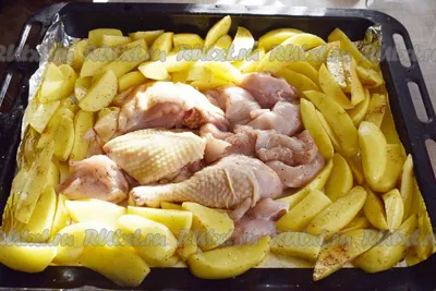 Картофельная запеканка с курицей в духовке рецепт с фото пошагово -  PhotoRecept.ru