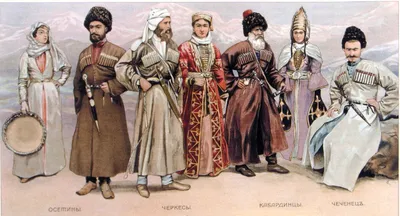 Кавказские платья - 79 фото