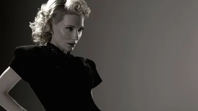 Скачать обои Кейт Бланшетт «Нуар» на съемках | Обои.com