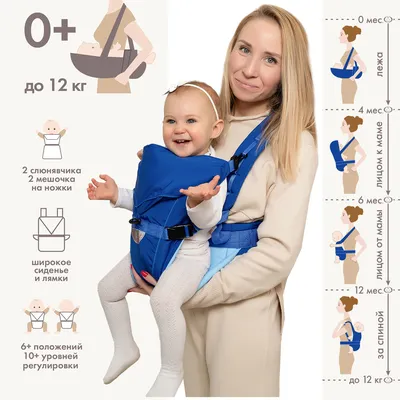 Рюкзак кенгуру переноска для новорожденных детей с 0 Чудо-чадо BabyActive  Simple, сиреневый - купить с доставкой по выгодным ценам в  интернет-магазине OZON (148602991)