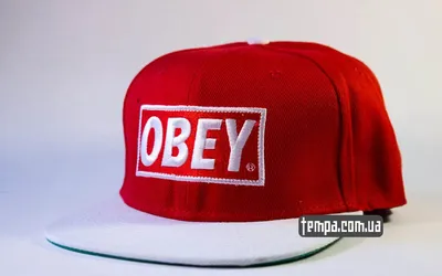 Кепка Obey Snapback красная | Tempa