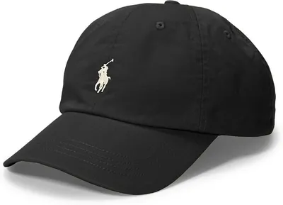 Ralph Lauren Mens Polo Sports Pony Logo Hat Cap (One Size, Black (White  Pony)) at Amazon Men's Clothing store