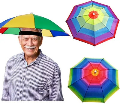Зонтик на голову или шапка - зонт - YouTube